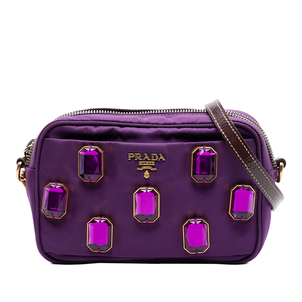 Pre-Loved Prada Tessuto Pietre Camera Bag